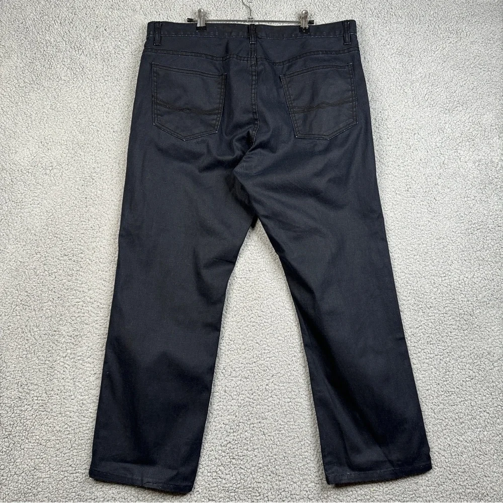 Alfani Jeans Mens Size 38x30 Blue Dark Wash Slim Straight Leg VTG 100% Cotton